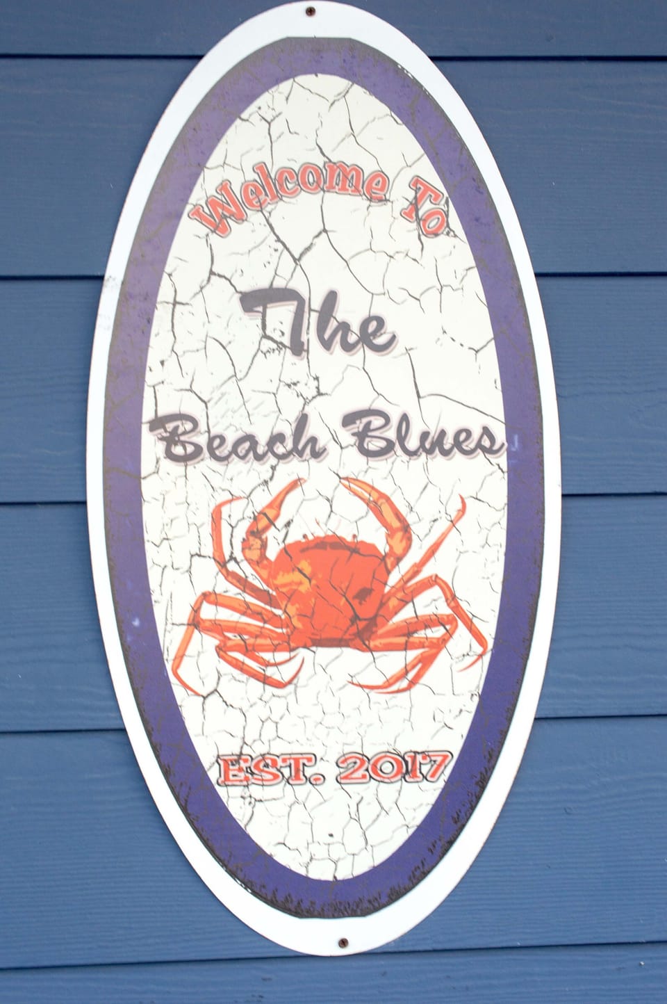 Welcome Signs on front of house