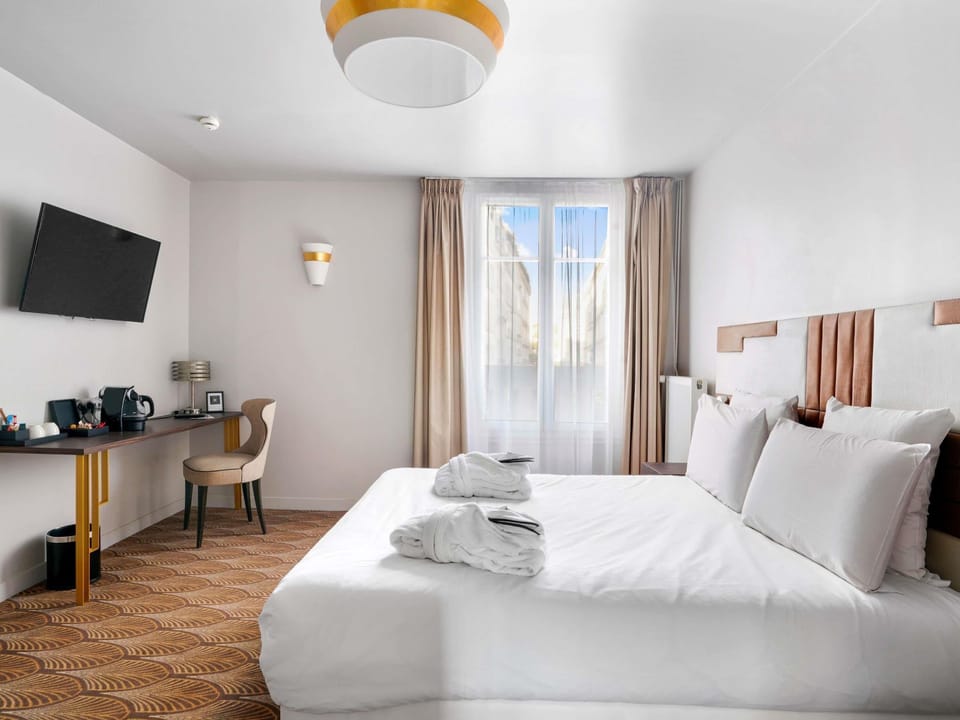 In-room safe, desk, blackout drapes, iron/ironing board