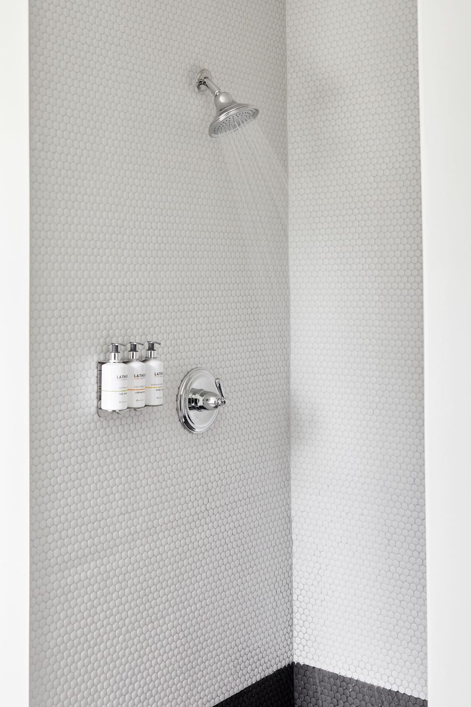 Designer toiletries, hair dryer, bathrobes, towels