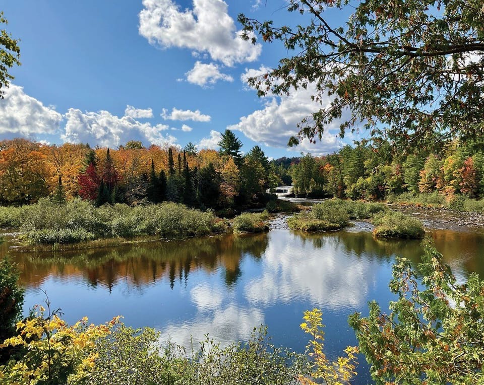 Priceless views along the river