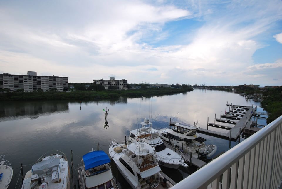 Balcony - View 3, looking south down the intercoastal.