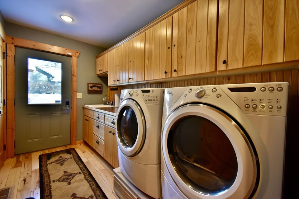 Laundry room.