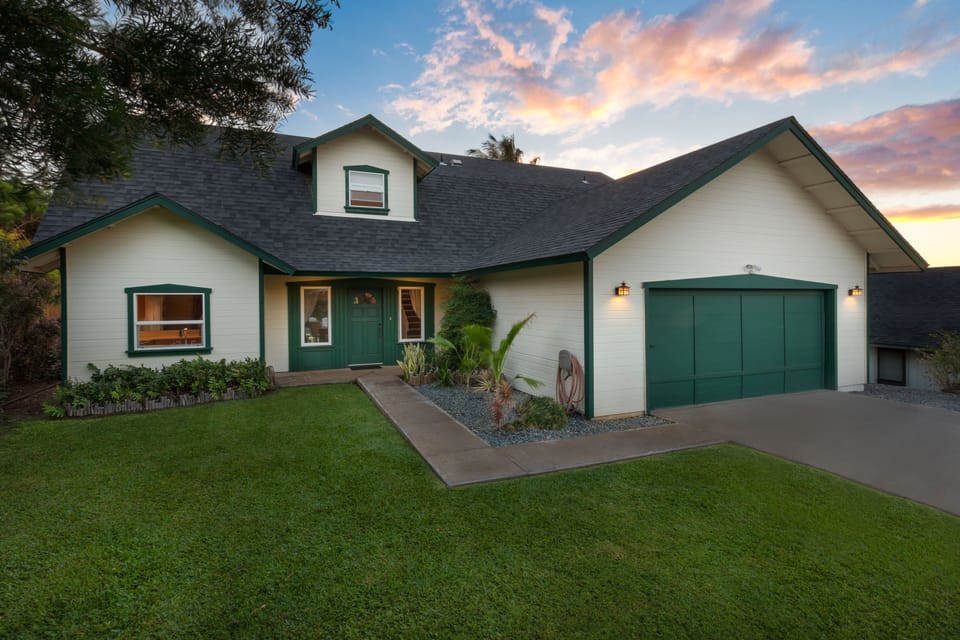 Pull your car into the oversized garage, you're home!