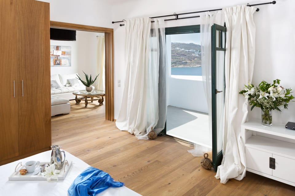 Panoramic Suite, 2 Bedrooms | Egyptian cotton sheets, premium bedding, down comforters, pillowtop beds