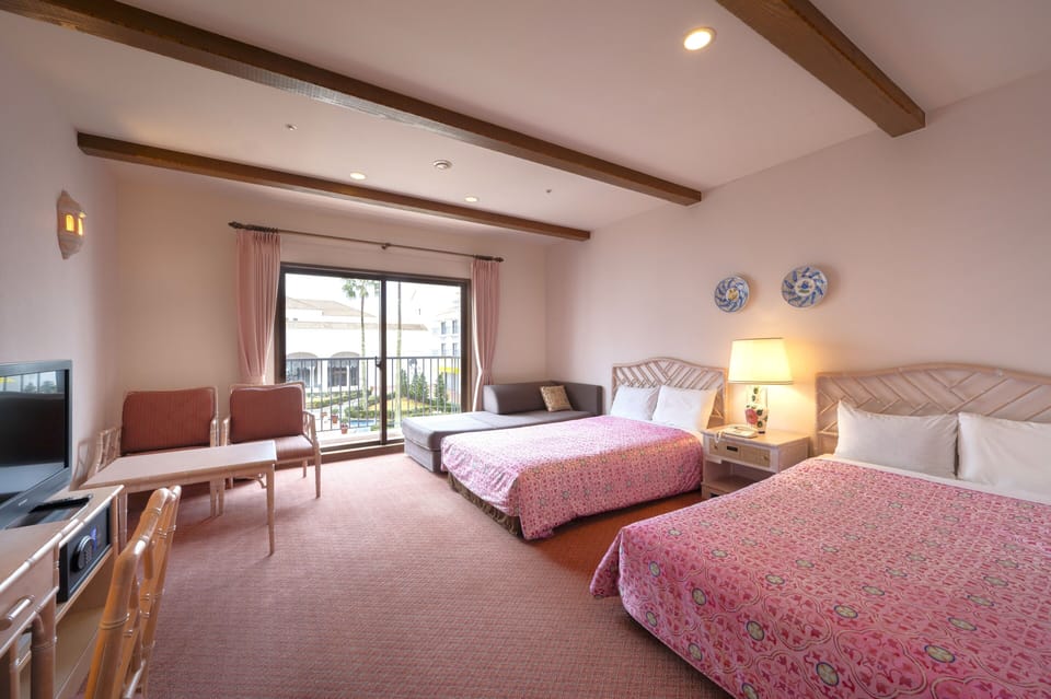 In-room safe, desk, cribs (surcharge), WiFi (free)