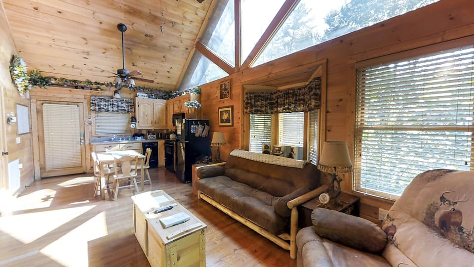 Cabin, 1 Bedroom | Living area | DVD player