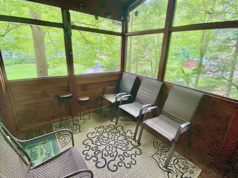 Cabin, 2 Bedrooms | Balcony view
