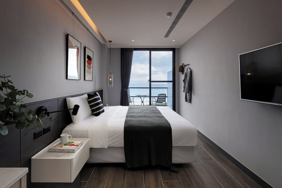 Standard Double Room, Ocean View (B) | Blackout drapes, free WiFi, bed sheets