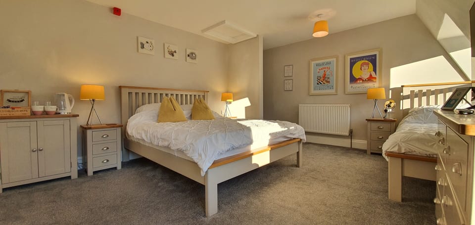 Family Room, City View | Egyptian cotton sheets, memory foam beds, individually decorated