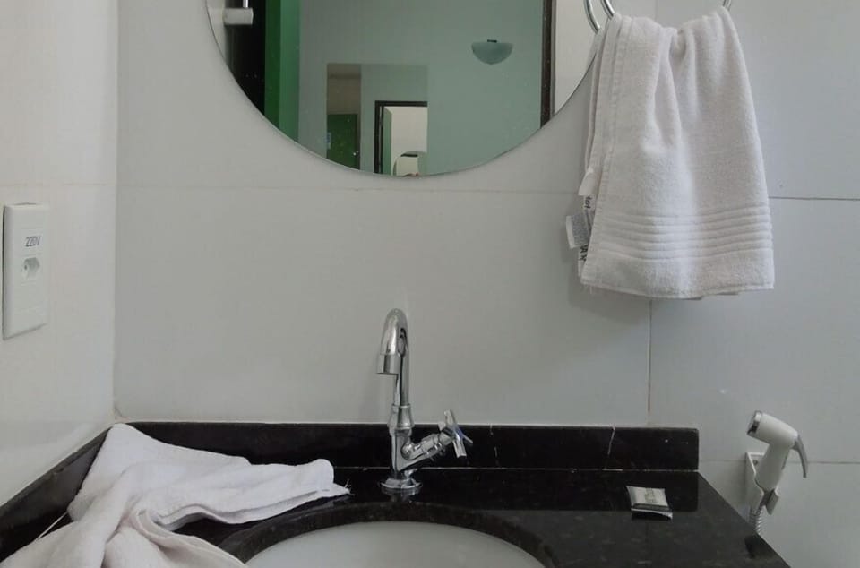 Shower, hair dryer (on request), towels