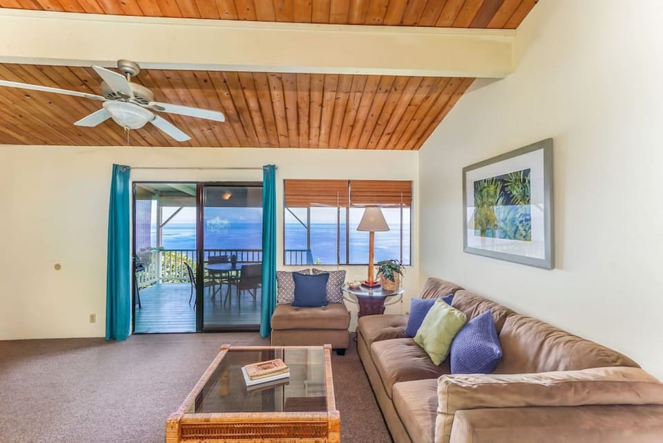 Comfortable couches to relax on after a day of adventure