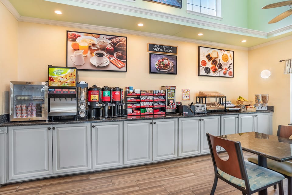 Free continental breakfast