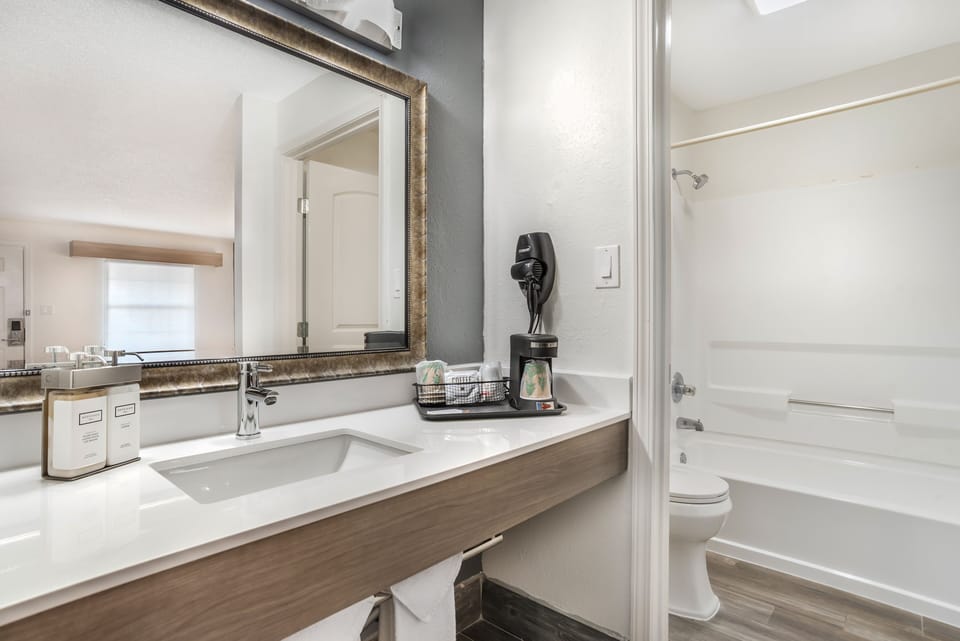 Free toiletries, hair dryer, towels, soap