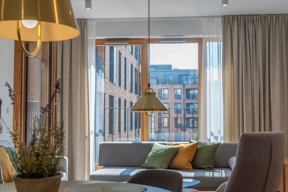 Presidential Apartment (A1: Na Zicher) | Living room | 40-inch flat-screen TV with cable channels, TV