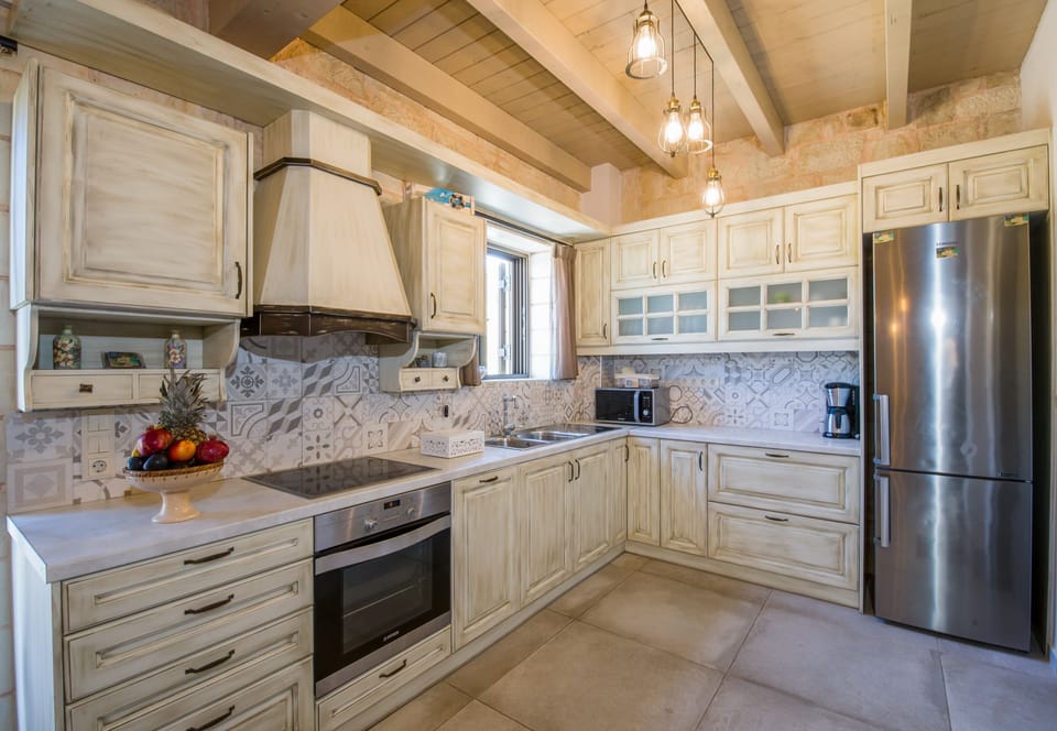 Villa, 3 Bedrooms, Hill View, Private eco Pool | Private kitchen | Full-size fridge, microwave, oven, stovetop