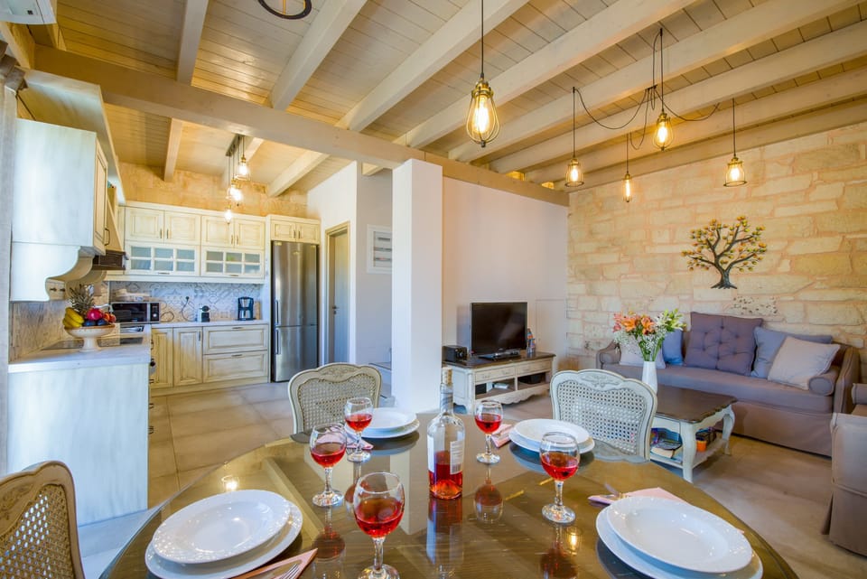Villa, 3 Bedrooms, Hill View, Private eco Pool | Living area | 32-inch flat-screen TV with satellite channels, TV, DVD player