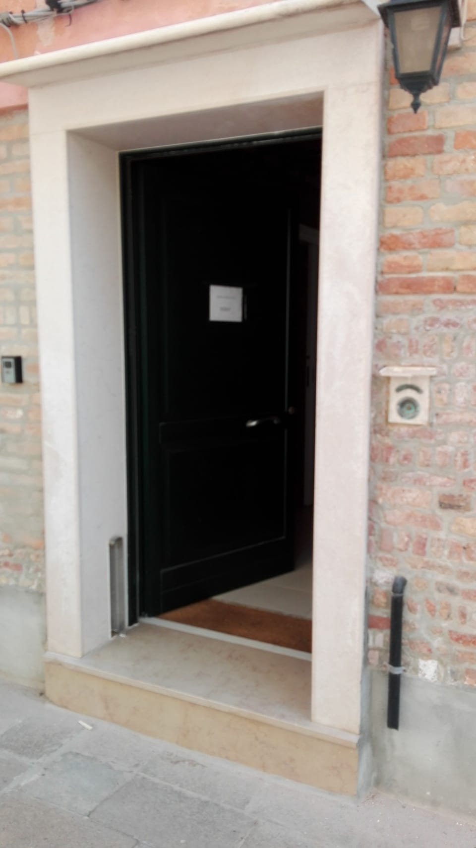 Interior entrance