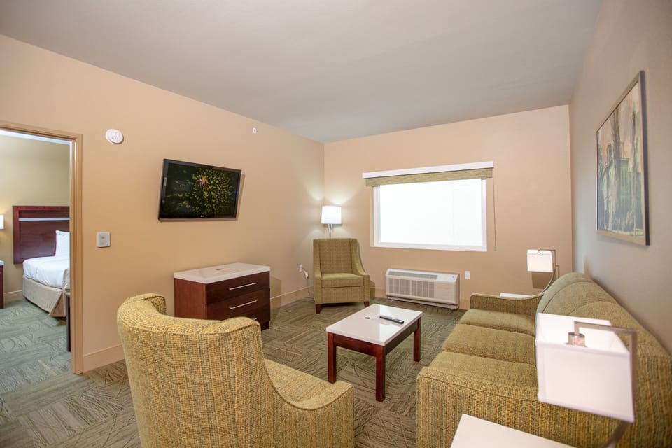 2 Room Suite | Living area | 42-inch flat-screen TV with cable channels, TV