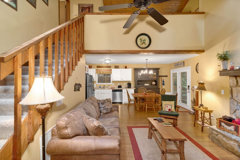 Open concept so the whole family can be together. 