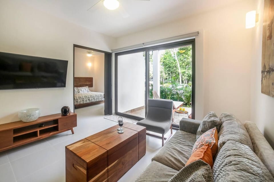 Living Area with Smart TV