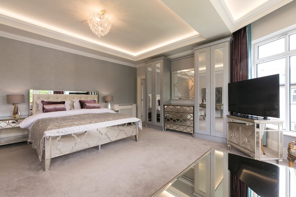 Premium bedding, pillowtop beds, desk, iron/ironing board