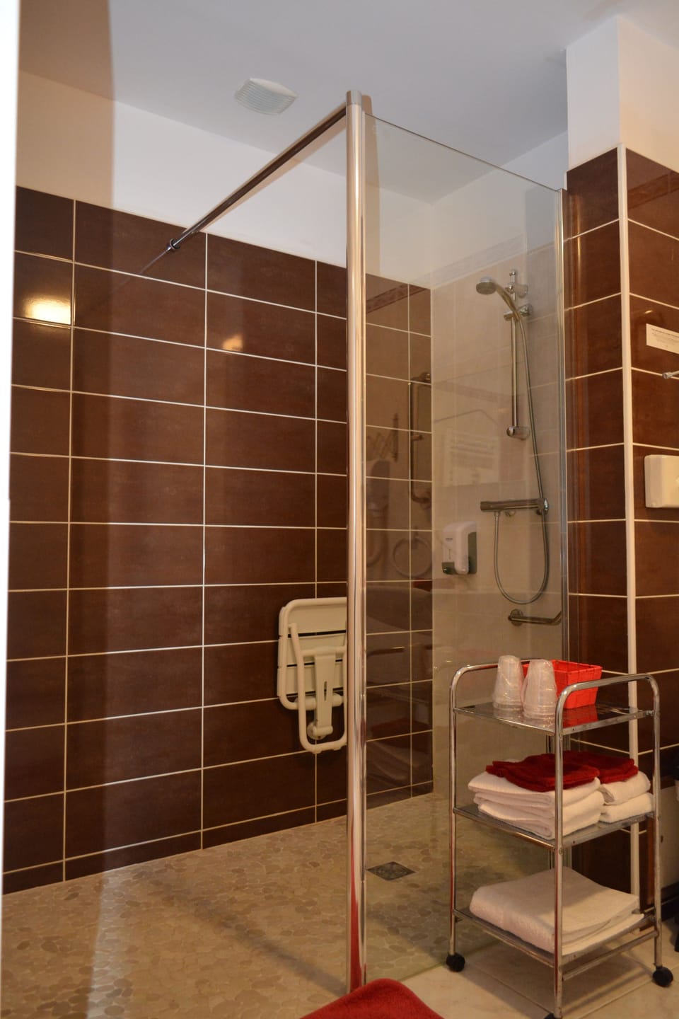 Quadruple Room, Accessible | Bathroom shower