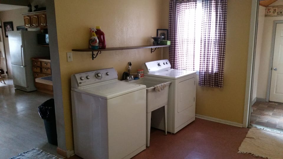laundry facilities are on the first floor