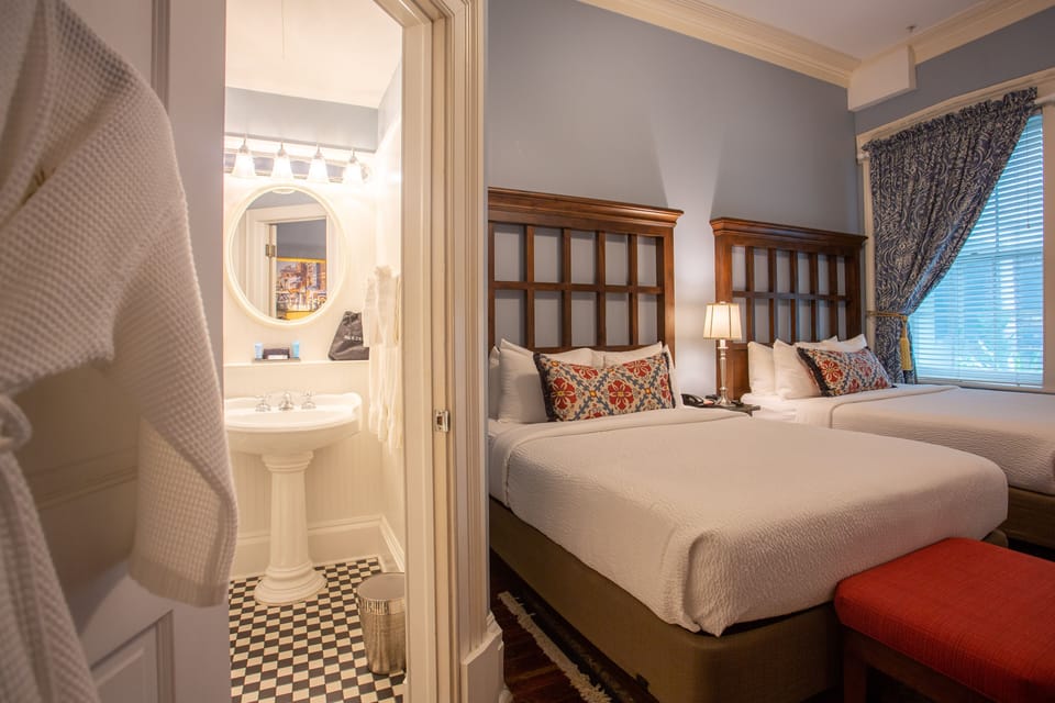 Superior Double Room, 2 Queen Beds | Premium bedding, in-room safe, desk, iron/ironing board