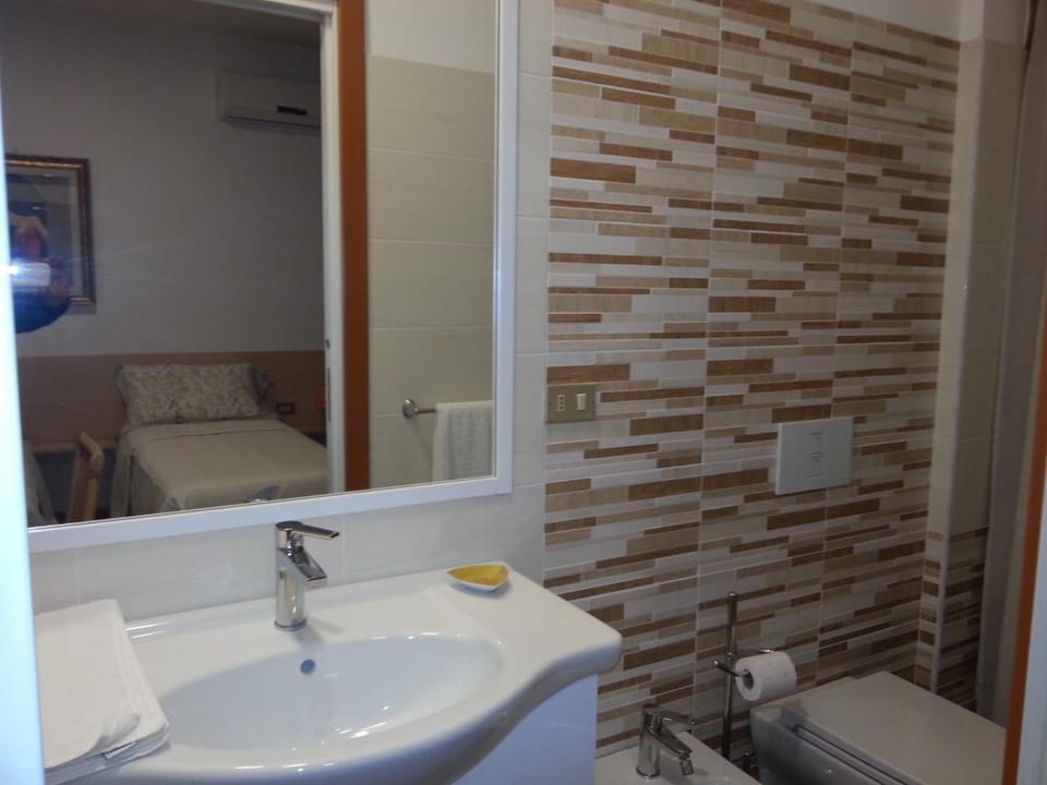 Free toiletries, hair dryer, bathrobes, bidet