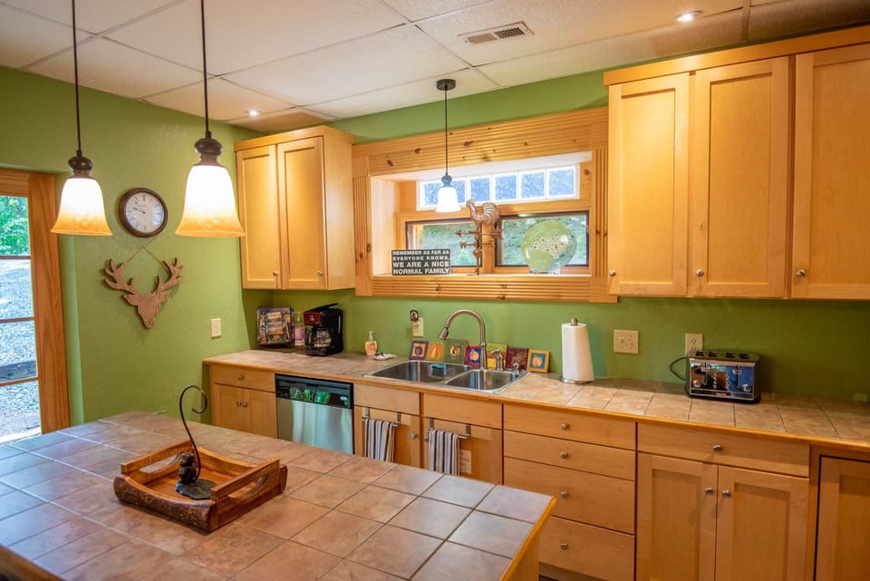 Plenty of prep space and storage...