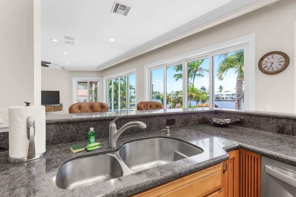 View from kitchen