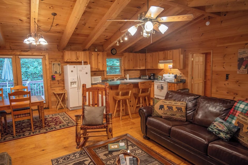 Open floor plan to keep the family together...