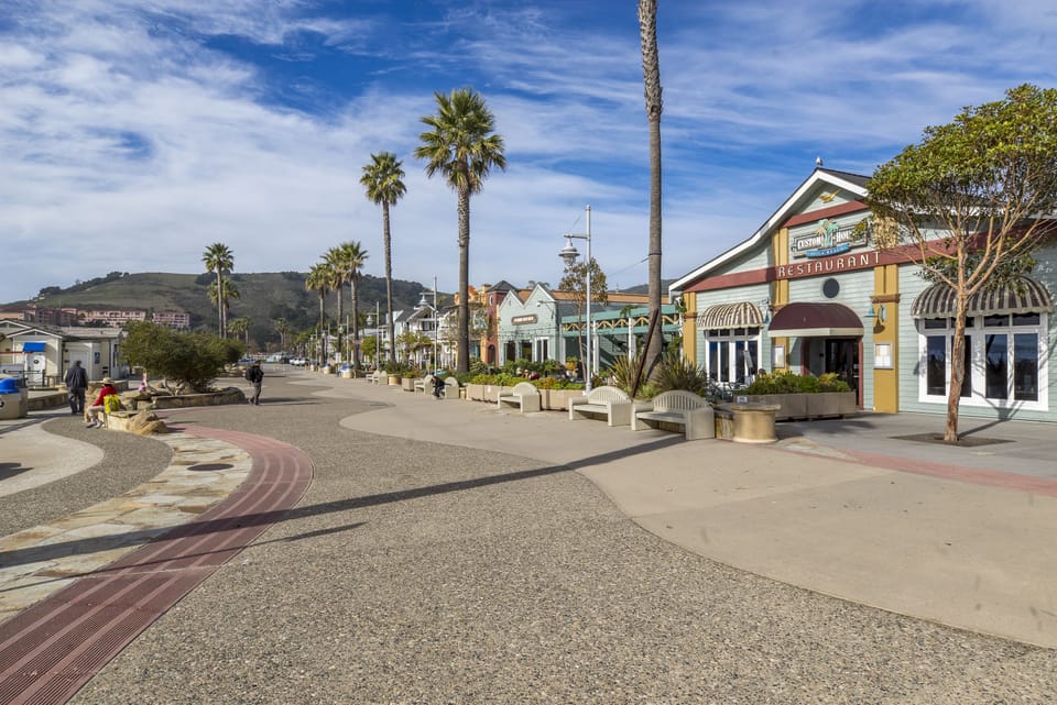 Avila Beach, CA Front Street Promenade