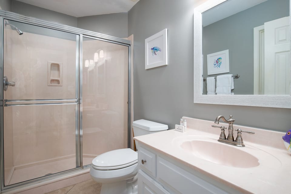 Guest Bathroom with walk in shower