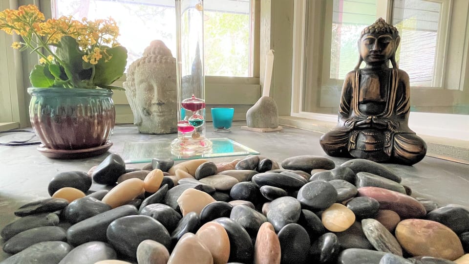 Meditation room for those who want to find their inner zen.