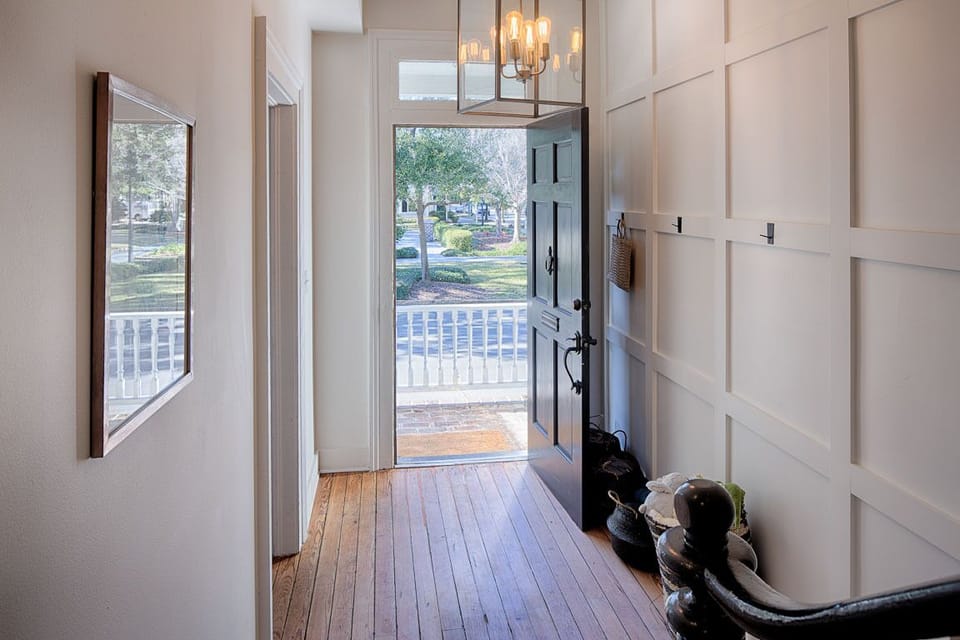 Enter from Washington Square into your new modern abode.