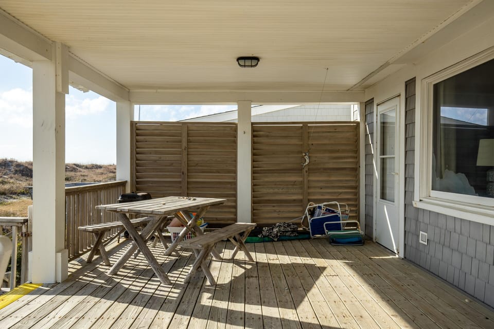 Covered porch for Dining