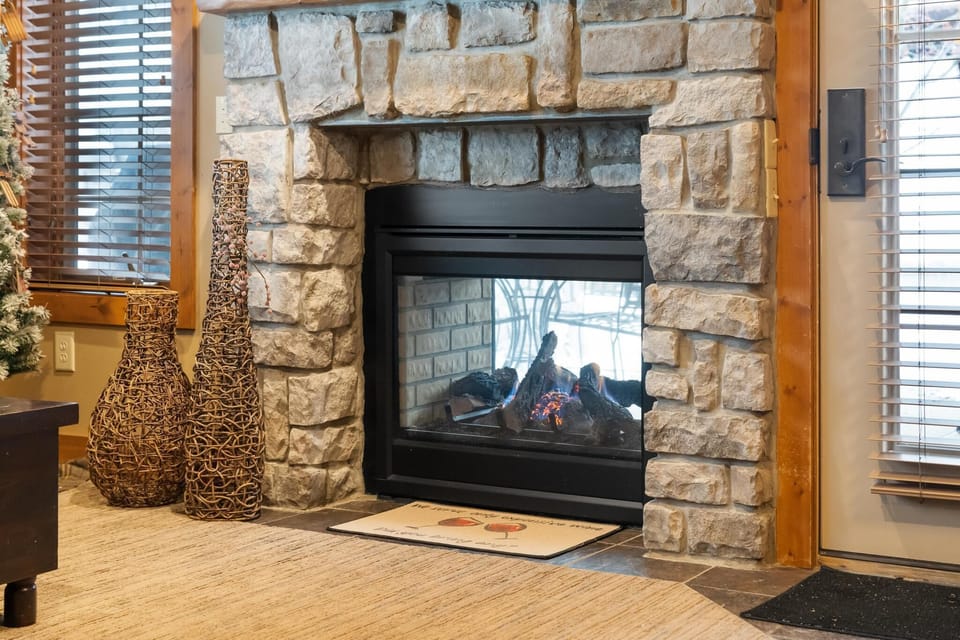 Indoor/Outdoor Gas Fireplace