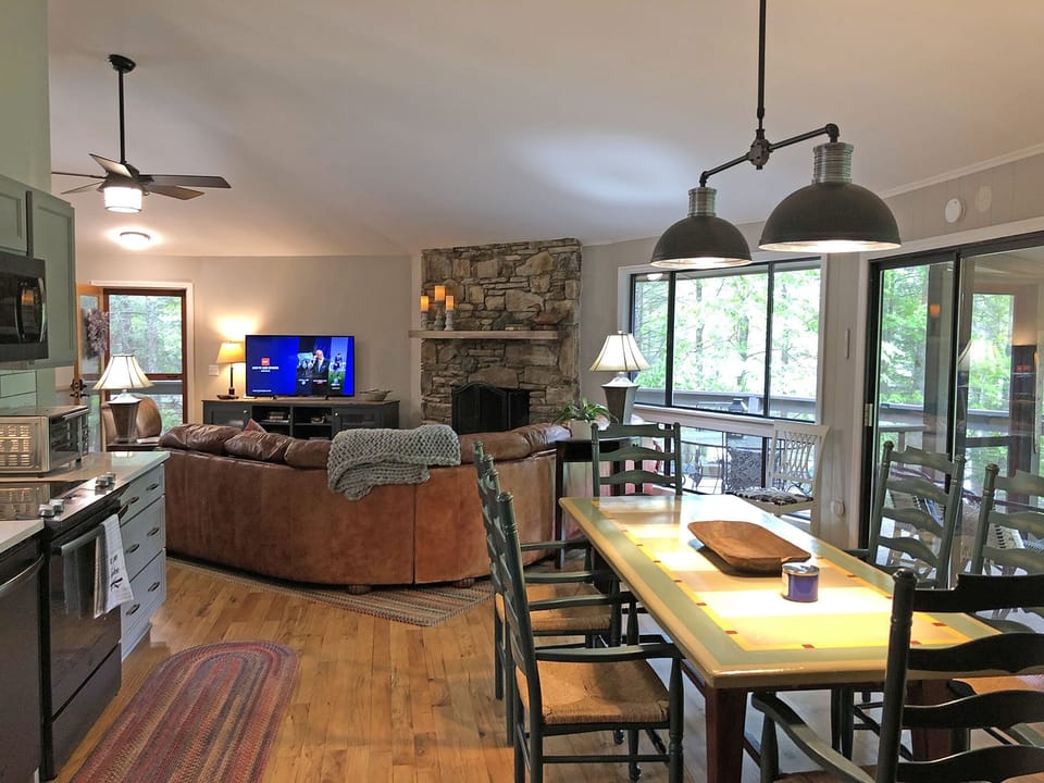 Living room and Dining area