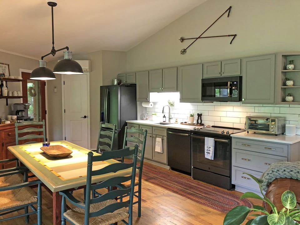 Fully stocked kitchen