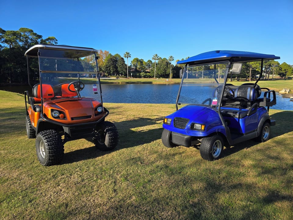 2 Golf Carts Included!