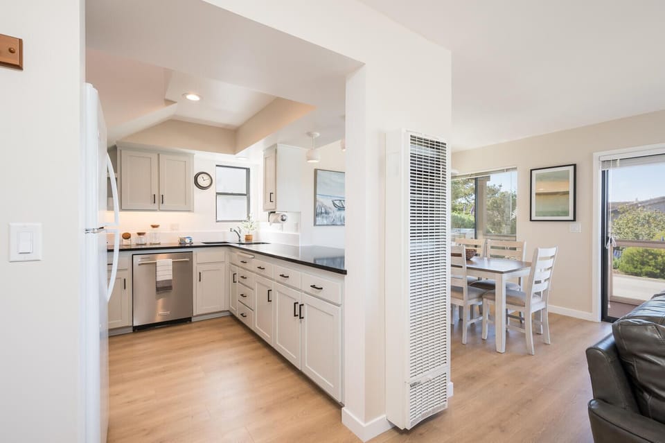Newly remodeled open kitchen