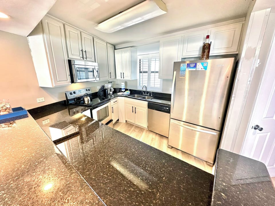 Fully stocked kitchen