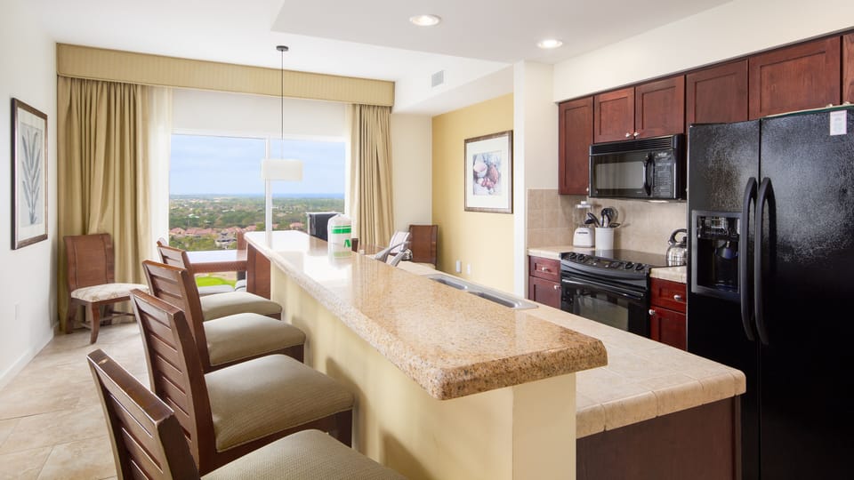 Kitchen with Gulf View