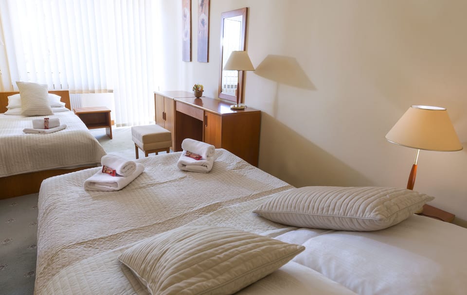 Desk, blackout drapes, iron/ironing board, free WiFi