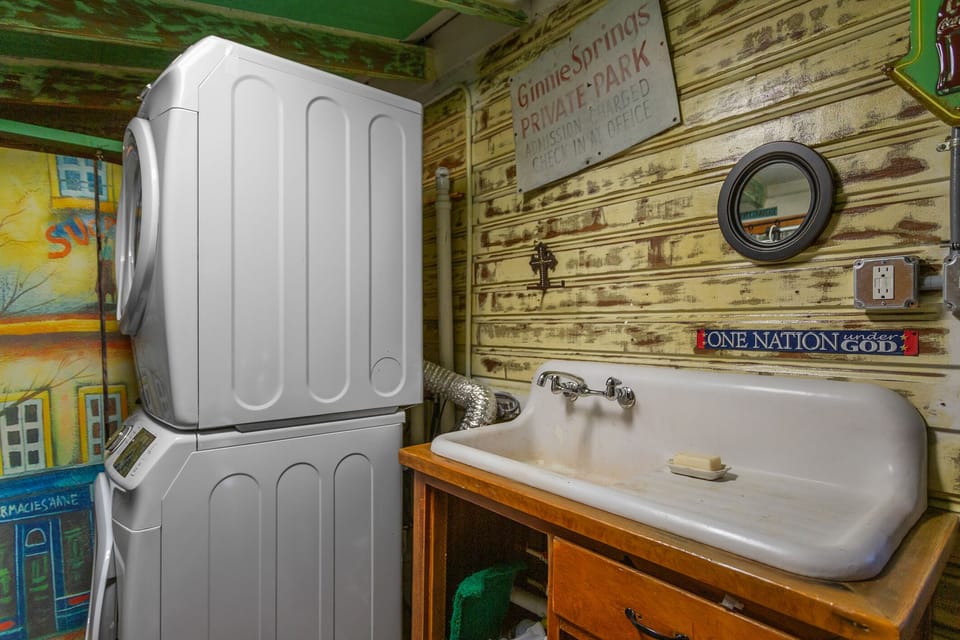 Upstairs Laundry.