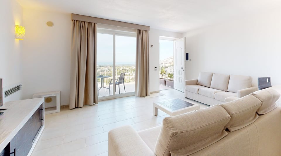 Villa, 1 Bedroom (4 pax) | Living area | 32-inch flat-screen TV with satellite channels, TV
