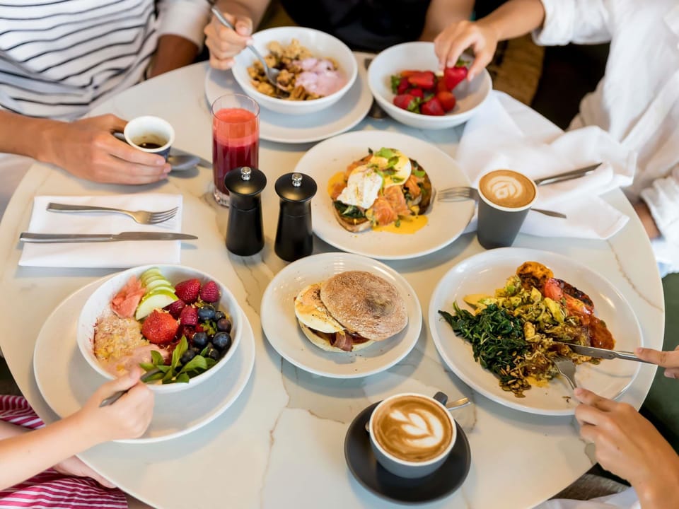 Daily buffet breakfast for a fee