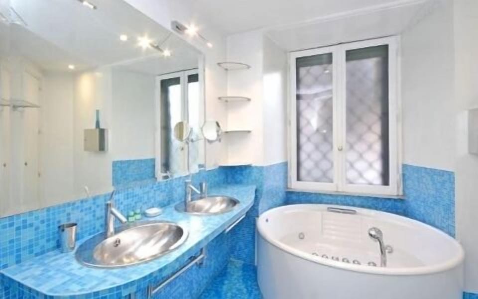 Shower, rainfall showerhead, hair dryer, bidet