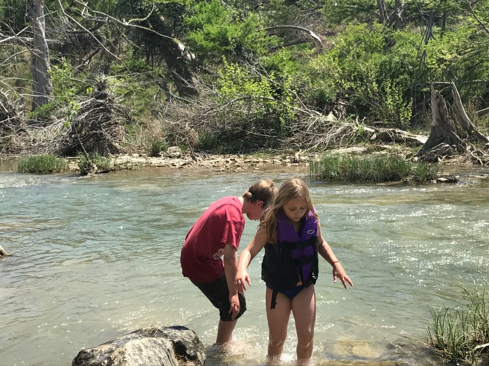 Enjoying the river